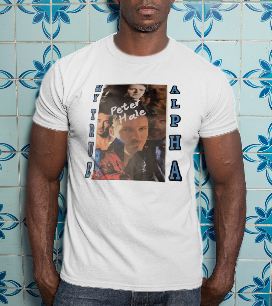 Peter Hale My True Alpha Collage With Photo Montage T-Shirt