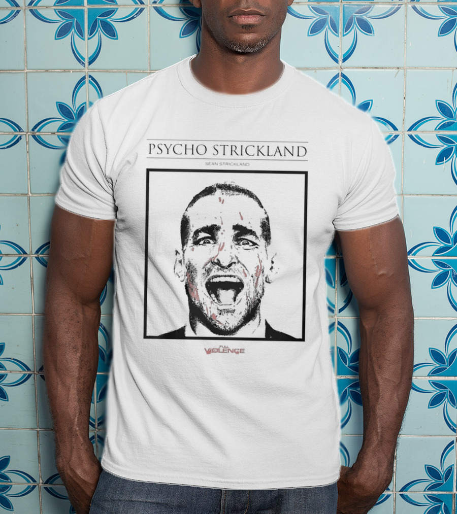 Psycho Strickland Sean Strickland Bloody T-Shirt