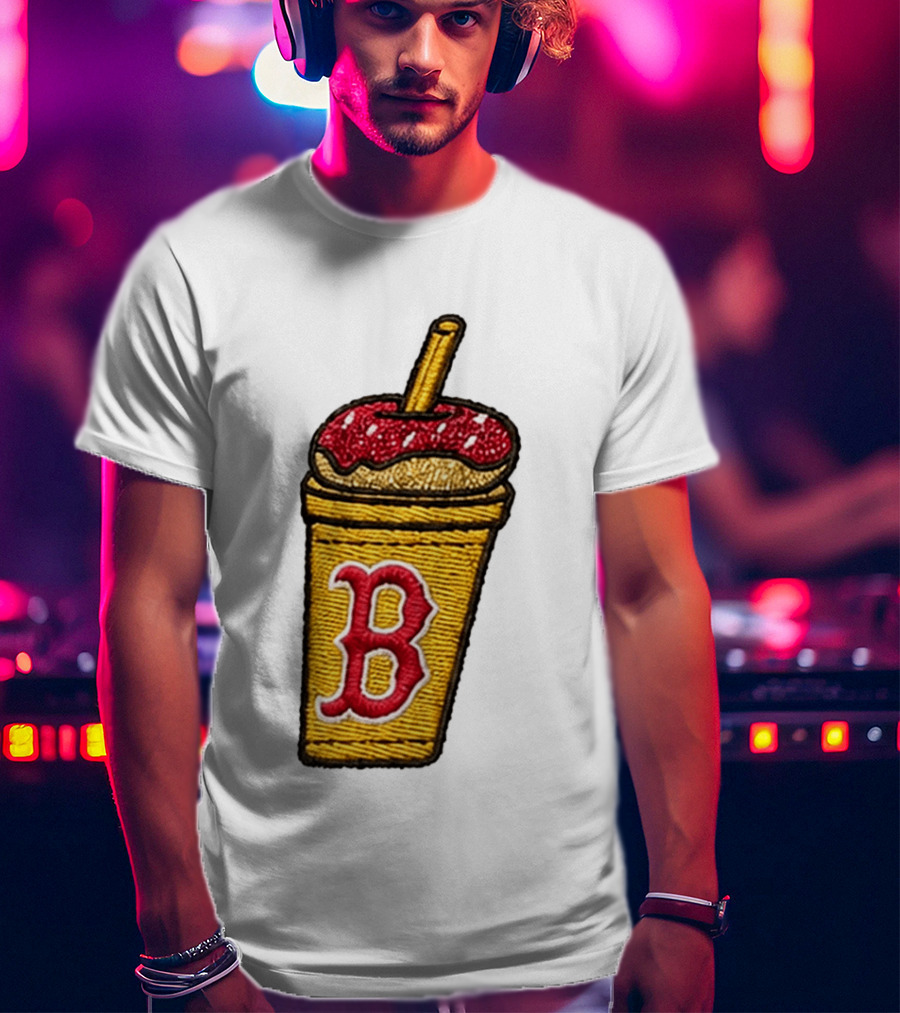 Red Sox Dunkin' Iced Coffee B Cap 2026 T-Shirt