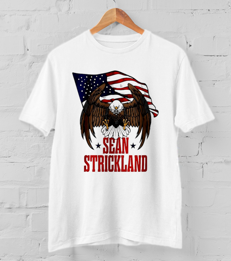 American Flag Eagle Sean Strickland UFC The Great American Hope T-Shirt