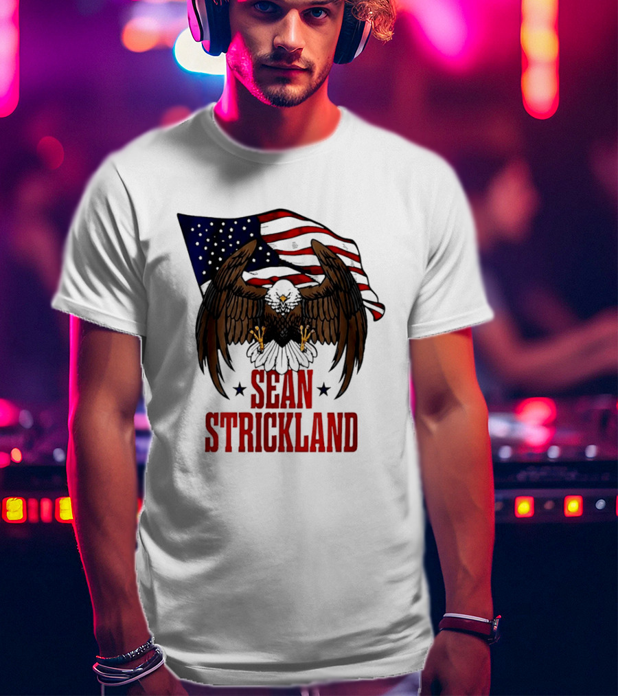 American Flag Eagle Sean Strickland UFC The Great American Hope T-Shirt