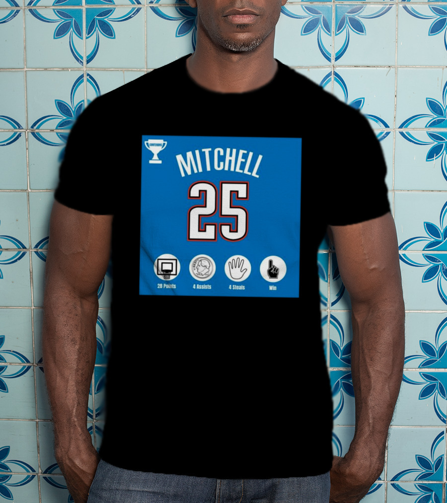 Mitchell 25 MVP Contenders 28 Points 4 Assists 4 Steals Win T-Shirt