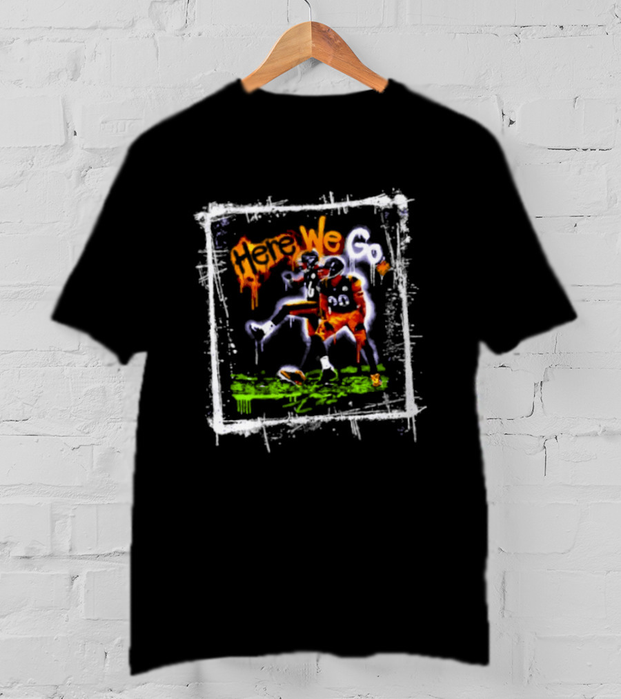 T.J. Watt Here We Go Pittsburgh Steelers Football Players T-Shirt