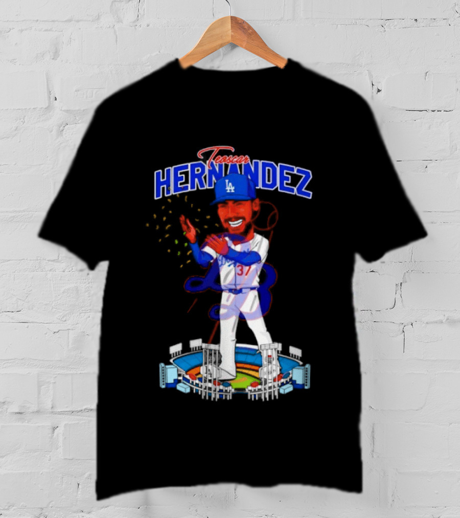 Teoscar Hernández Los Angeles Dodgers 37 MLB 2026 T-Shirt