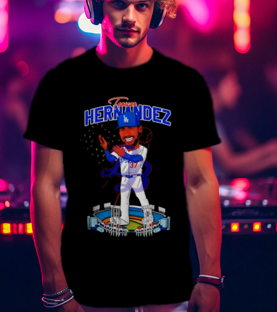 Teoscar Hernández Los Angeles Dodgers 37 MLB 2026 T-Shirt