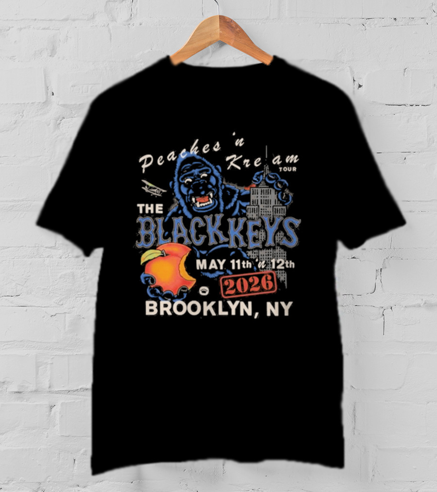 The Black Keys Peaches N Keem Tour Brooklyn May 11 12 2026 NYC T-Shirt