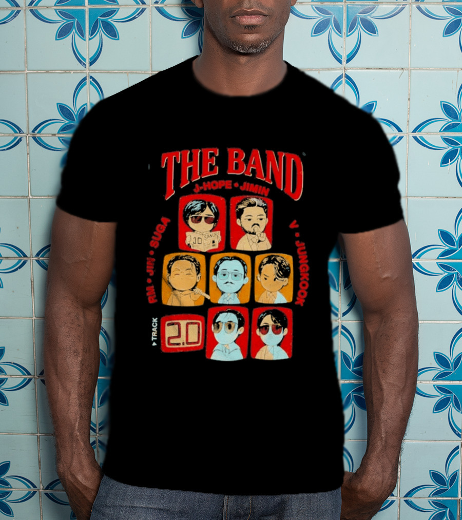 The Band RM Jin Suga J Hope Jimin V Jungkook 20 Arirang BTS World Tour 2.0 T-Shirt