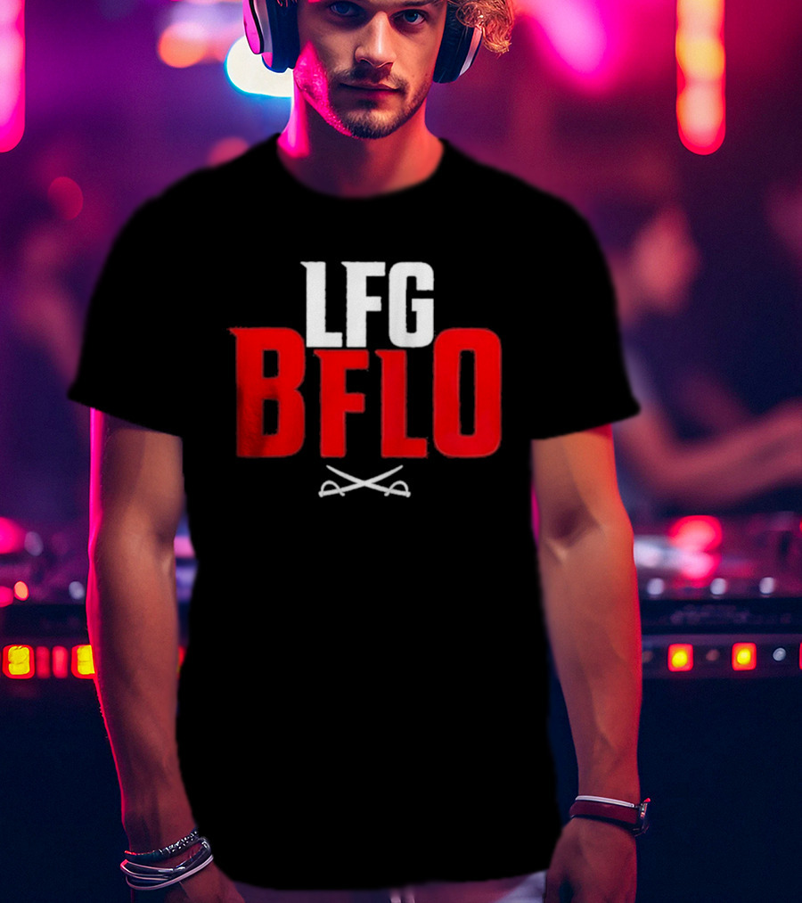 LFG BFLO Crossed Swords Hockey T-Shirt