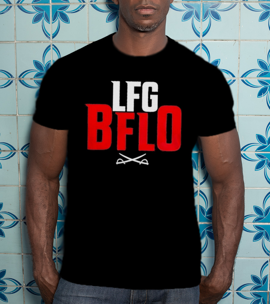 LFG BFLO Crossed Swords Hockey T-Shirt