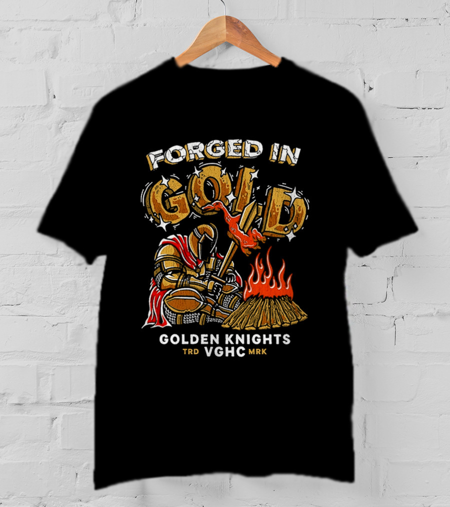 Forged In Gold Golden Knights TRD VGHC MMR Roasted Duck T-Shirt