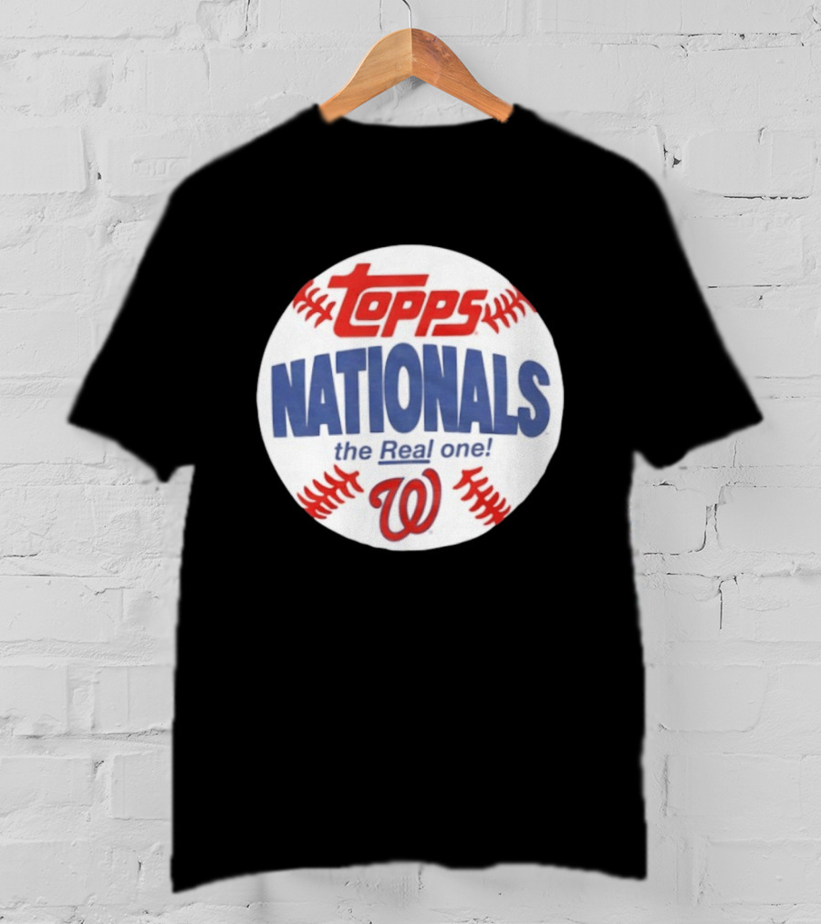 Topps Nationals The Real One MLB W Baseball T-Shirt