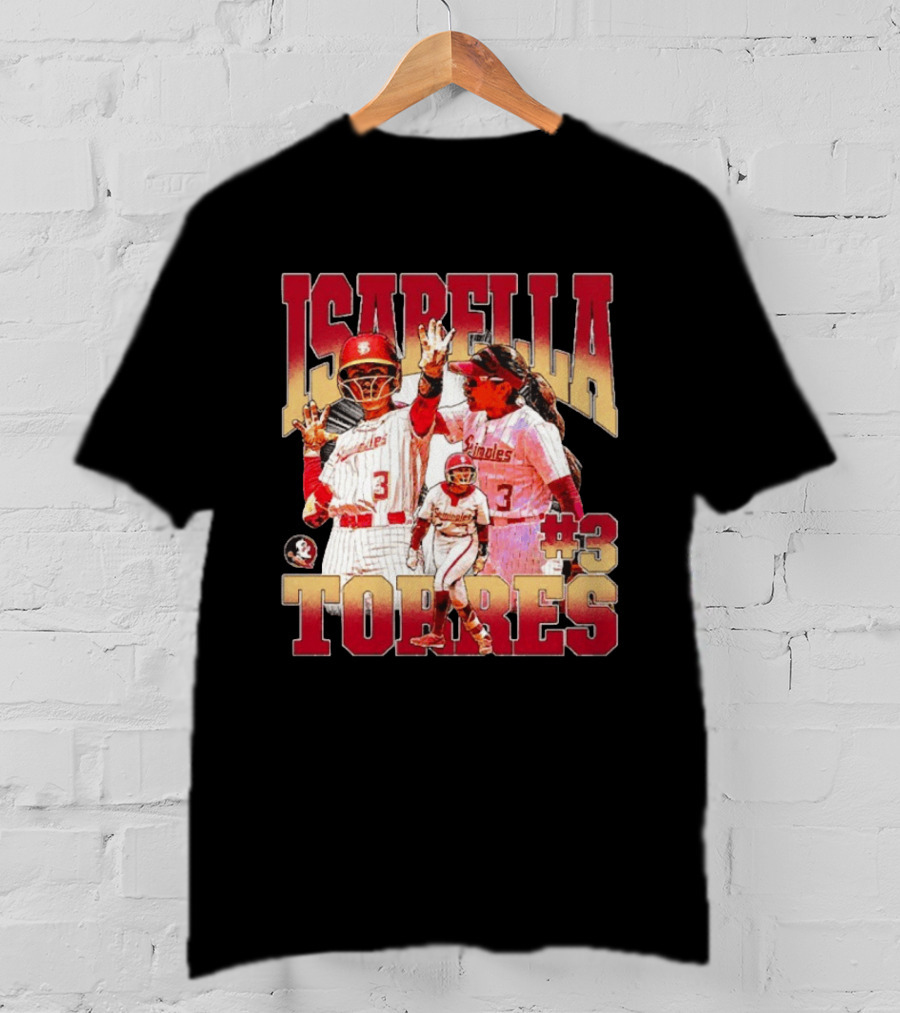 Isabella Torres Florida State Seminoles #3 Player Collage T-Shirt
