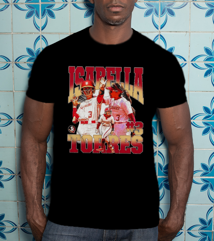 Isabella Torres Florida State Seminoles #3 Player Collage T-Shirt