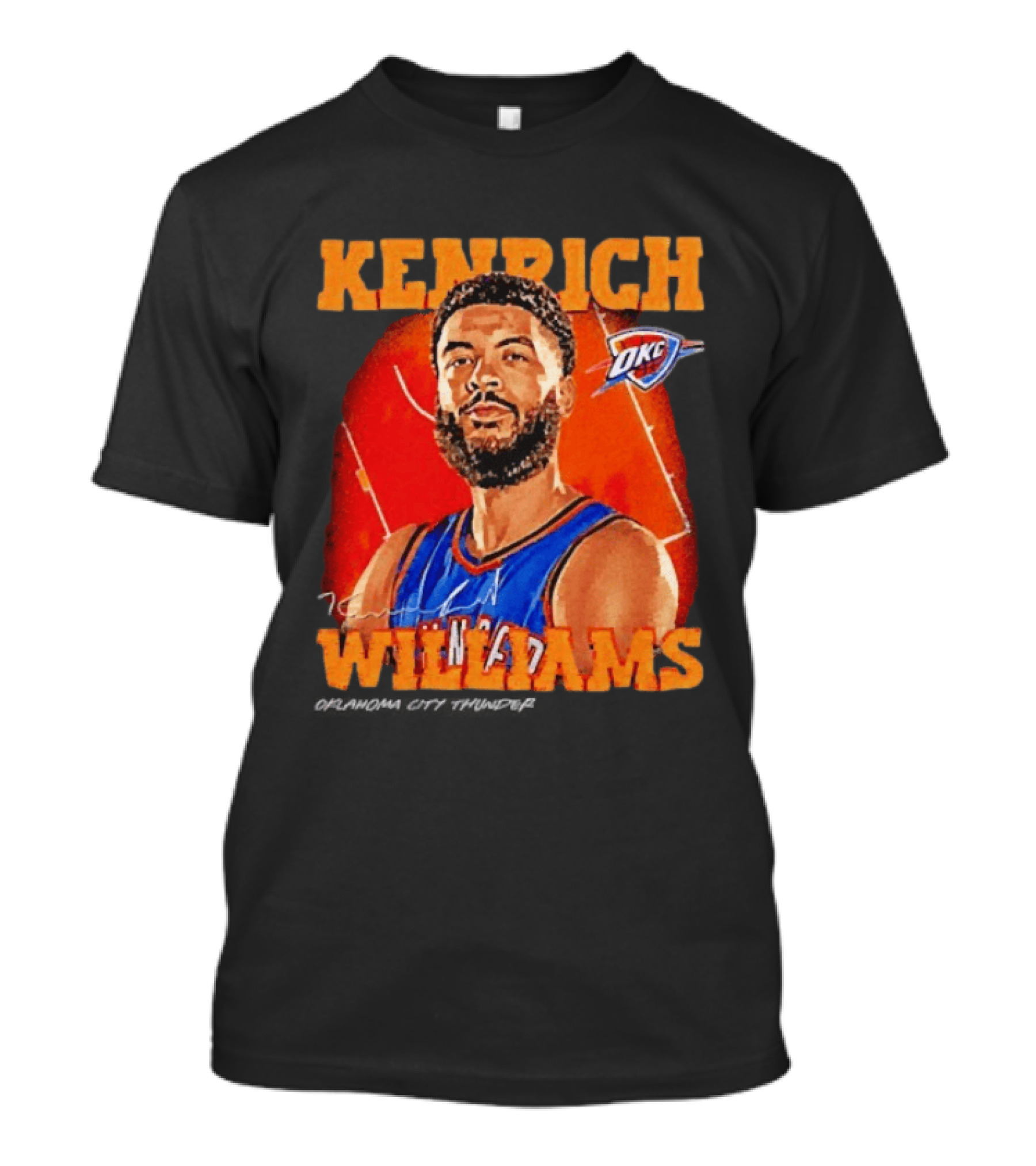 Kenrich Williams Oklahoma City Thunder OKC Basketball Player T-Shirt