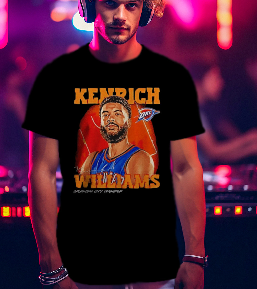 Kenrich Williams Oklahoma City Thunder OKC Basketball Player T-Shirt