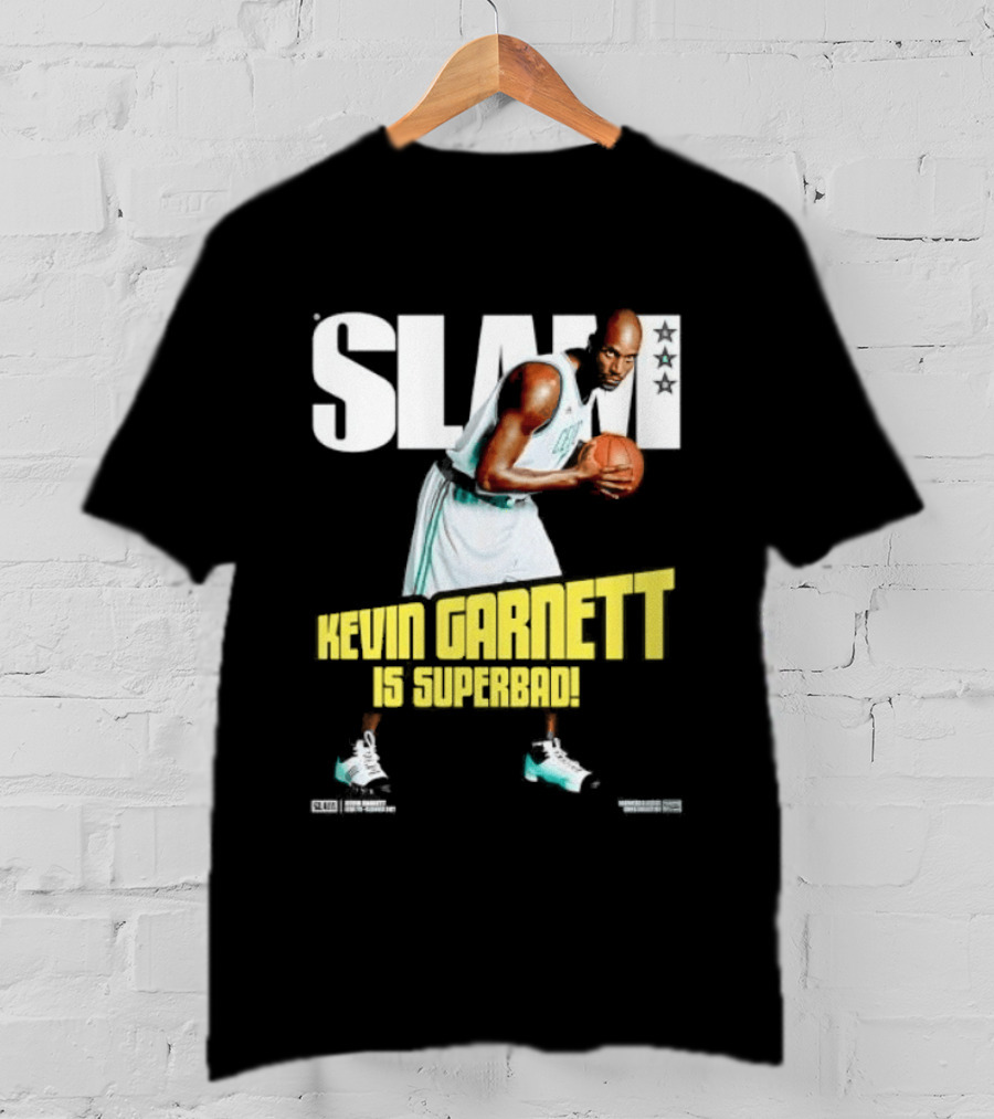 Slam Kevin Garnett Is Superbad Celtics Basketball T-Shirt