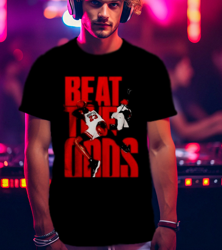 Beat The Odds Michael Jordan 23 Chicago Bulls T-Shirt