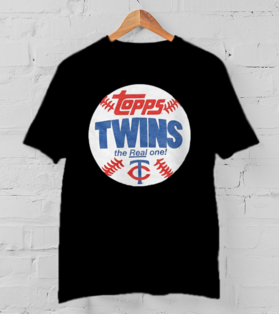 Minnesota Twins Topps The Real One Baseball Collection T-Shirt