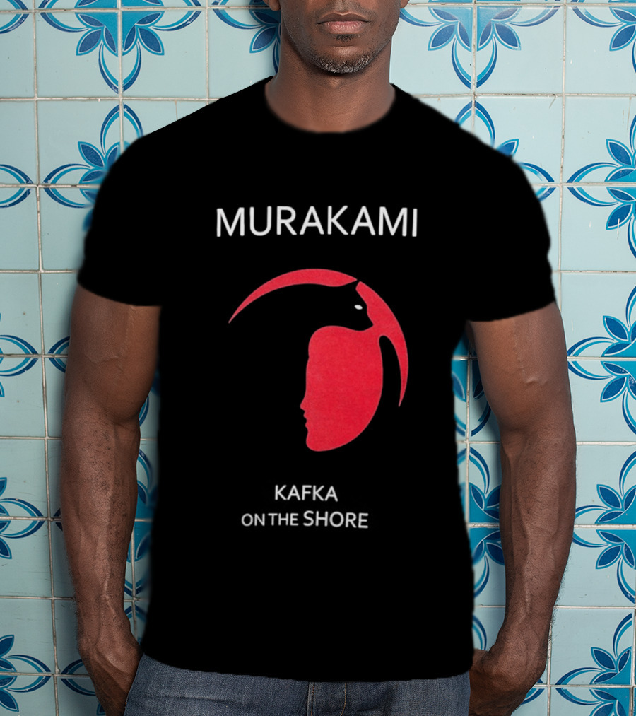 Murakami Kafka On The Shore Red Face T-Shirt