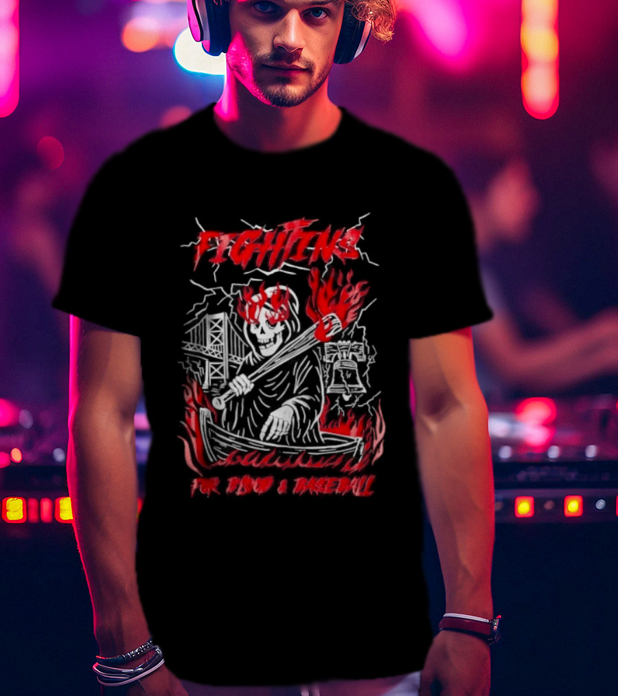 Philadelphia Phillies Fightin' For Blood And Baseball T-Shirt