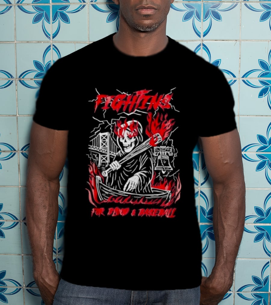 Philadelphia Phillies Fightin' For Blood And Baseball T-Shirt