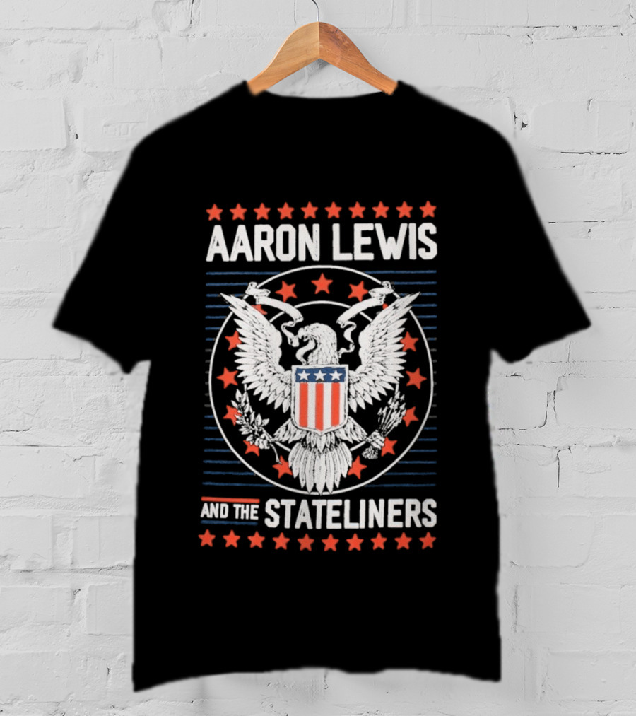 Aaron Lewis And The Stateliners Eagle American Stars T-Shirt
