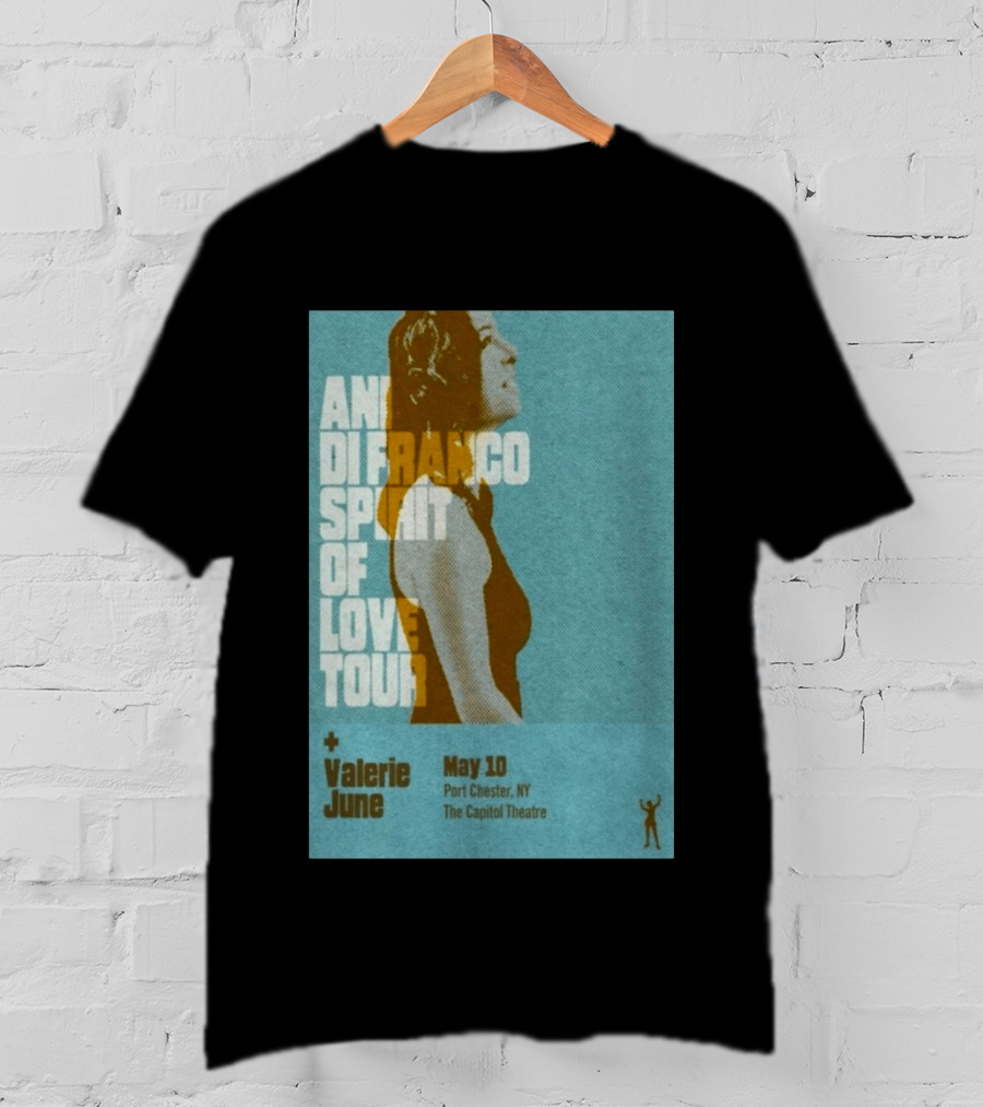 Ani DiFranco Spirit Of Love Tour May 10 Port Chester NY The Capitol Theatre Valerie June T-Shirt
