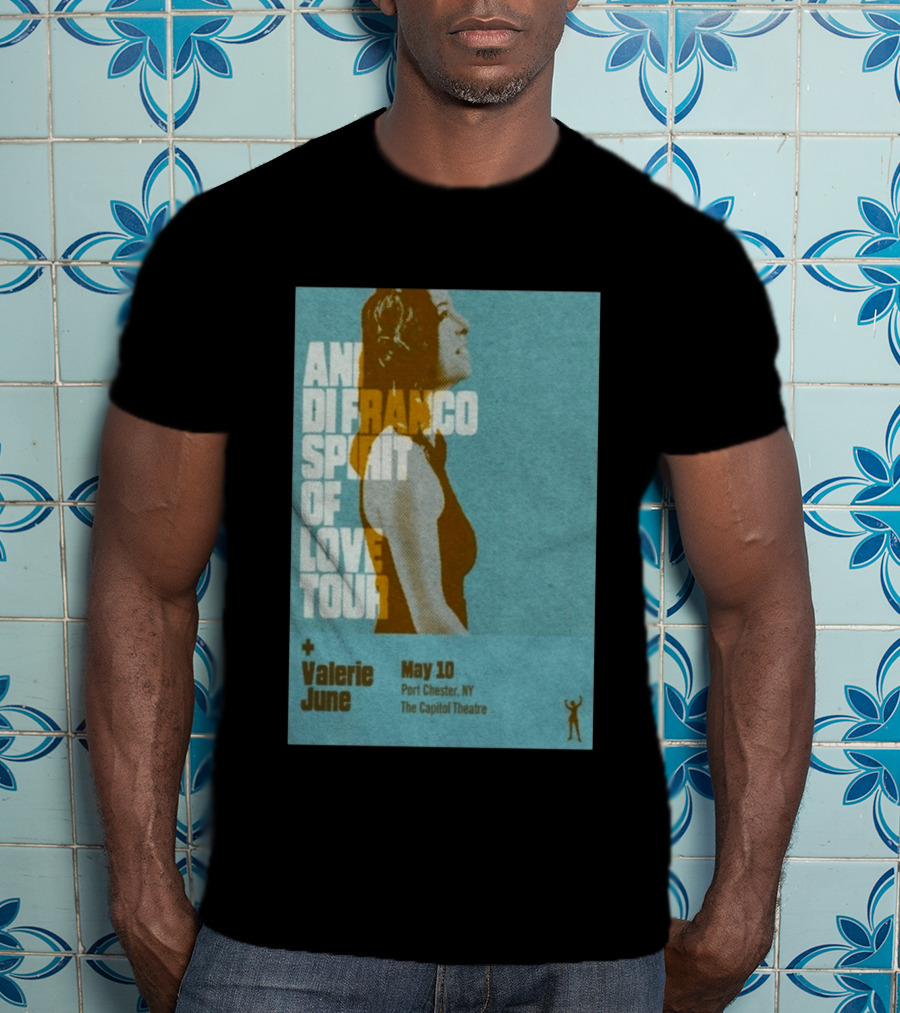 Ani DiFranco Spirit Of Love Tour May 10 Port Chester NY The Capitol Theatre Valerie June T-Shirt