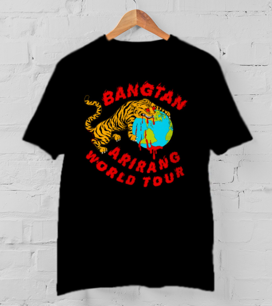 Bangtan Arirang World Tour Tiger Earth T-Shirt