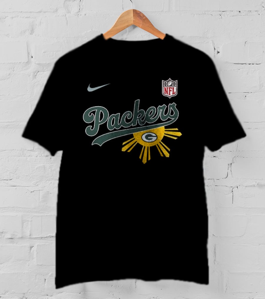 Nike NFL Green Bay Packers Filipino Sun Heritage T-Shirt