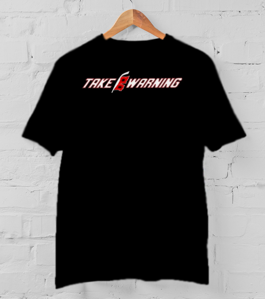 Carolina Hurricanes Take Warning Hockey Sticks Team Spirit T-Shirt