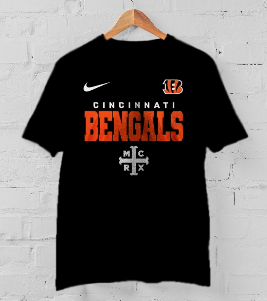 Cincinnati Bengals My Chemical Romance Black Parade Nike Collab T-Shirt