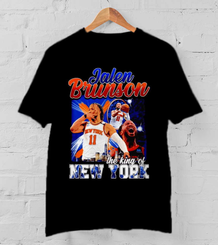 Jalen Brunson The King Of New York New York Knicks Basketball T-Shirt