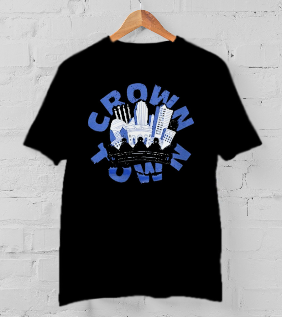 Crown Town Cityscape Skyline Buildings T-Shirt