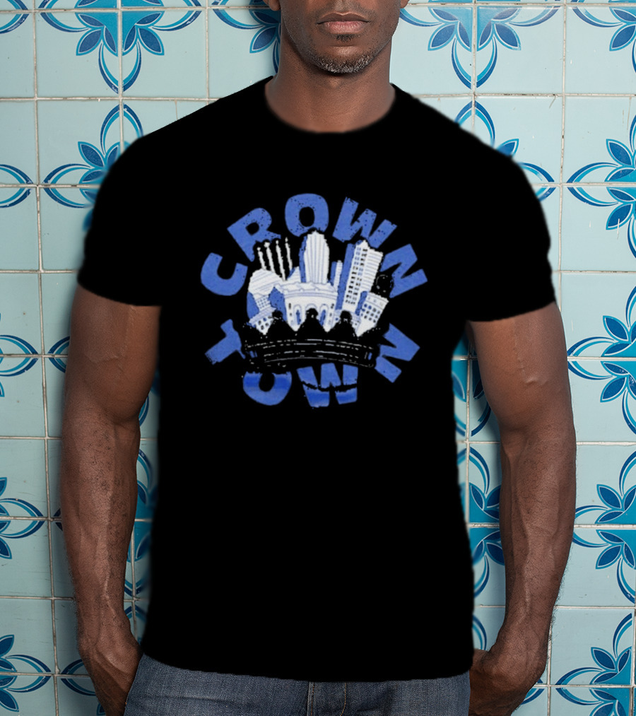 Crown Town Cityscape Skyline Buildings T-Shirt