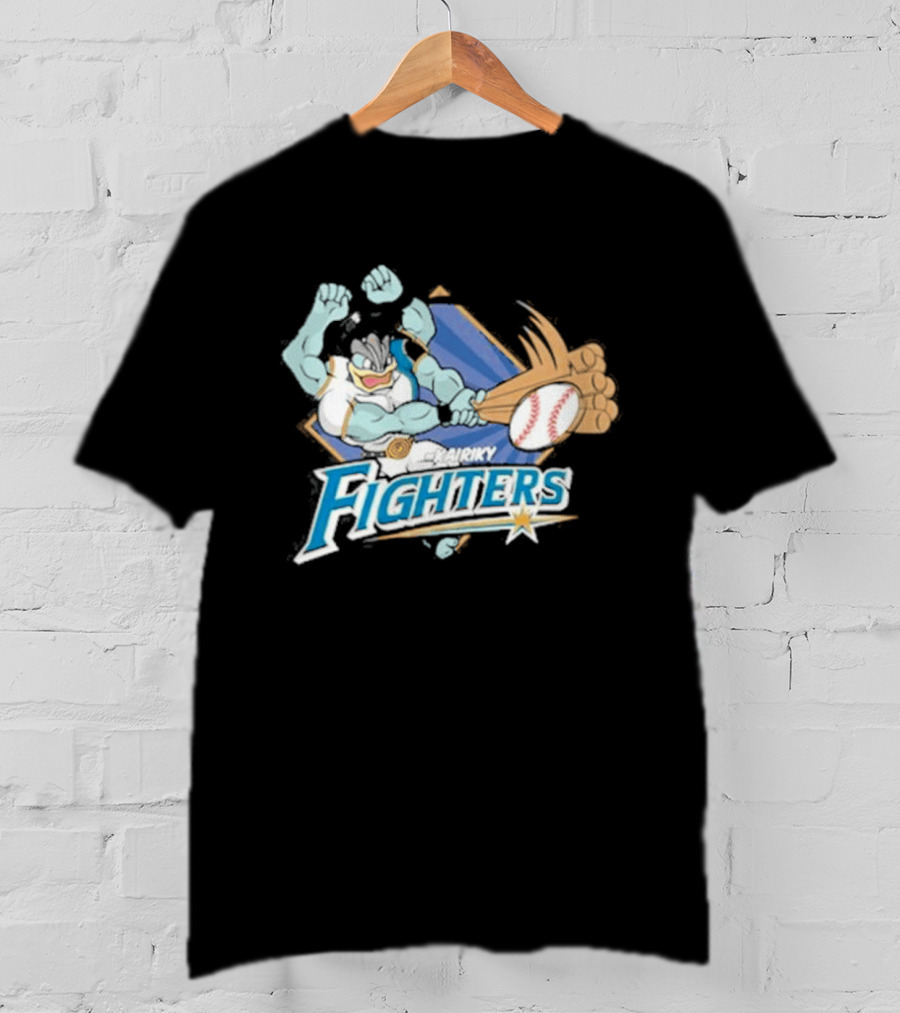 Hokkaido Nippon Ham Fighters Machamp Baseball T-Shirt