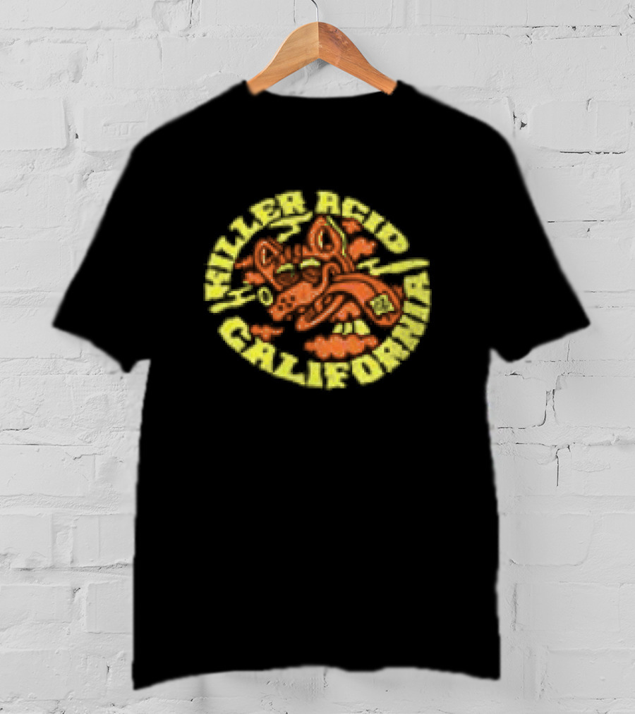 Killer Acid California Dog Daze Trippy Psychedelic T-Shirt