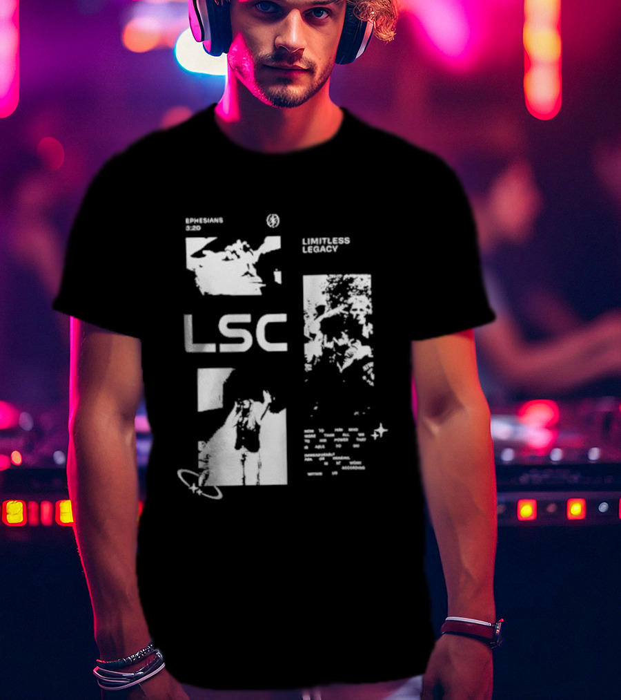 Legacy Church LSC Limitless Legacy Map Motif T-Shirt