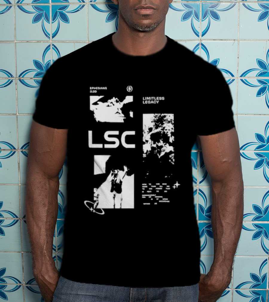 Legacy Church LSC Limitless Legacy Map Motif T-Shirt
