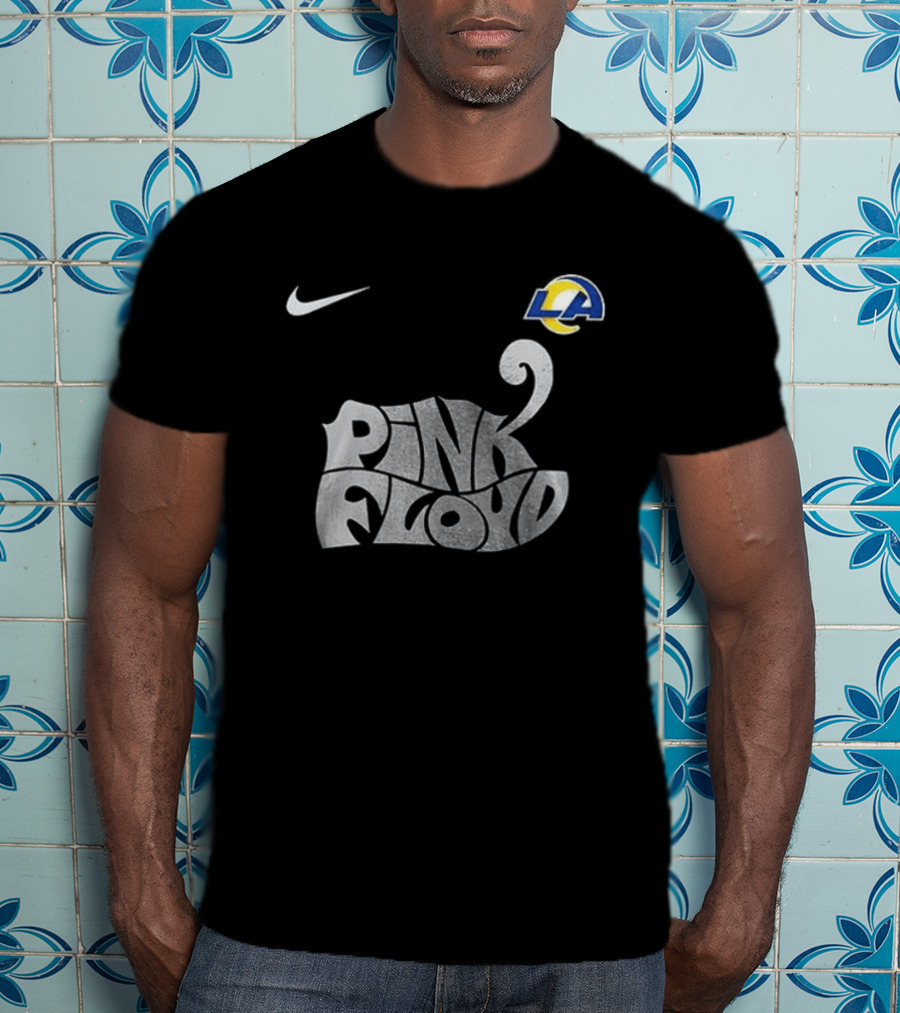 Los Angeles Rams Pink Floyd The Dark Side Of The Moon Nike Collaboration T-Shirt