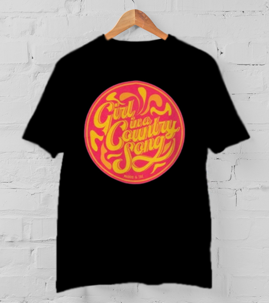 Maddie & Tae Girl In A Country Song Retro Pop T-Shirt