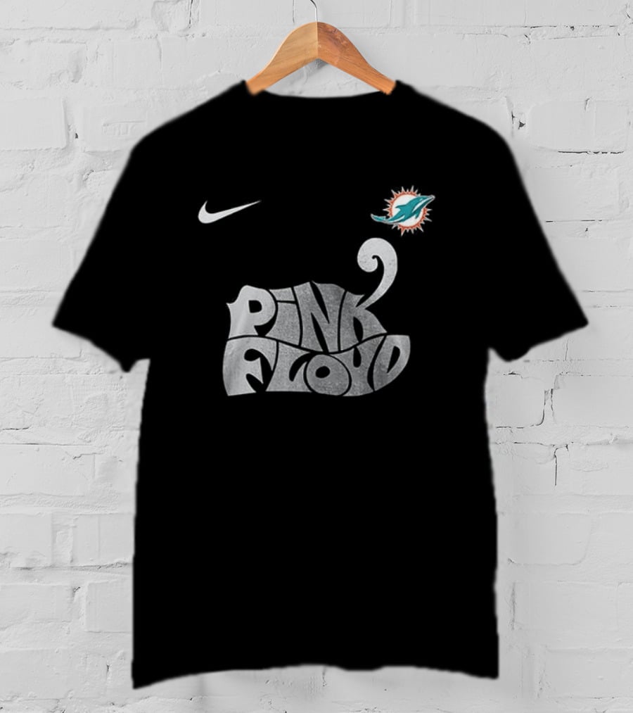 Nike Miami Dolphins Pink Floyd The Dark Side Of The Moon Collaboration T-Shirt