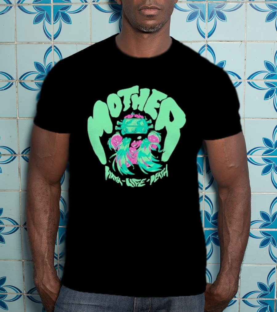Mother Birth Life Death Neon Psychedelic T-Shirt