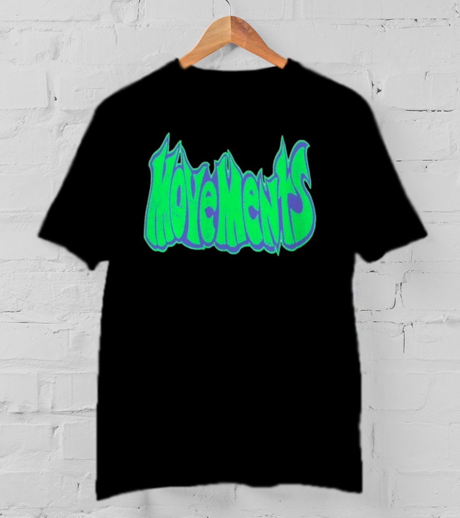 Movements Back In My Ways Neon Vaporwave Style Font T-Shirt