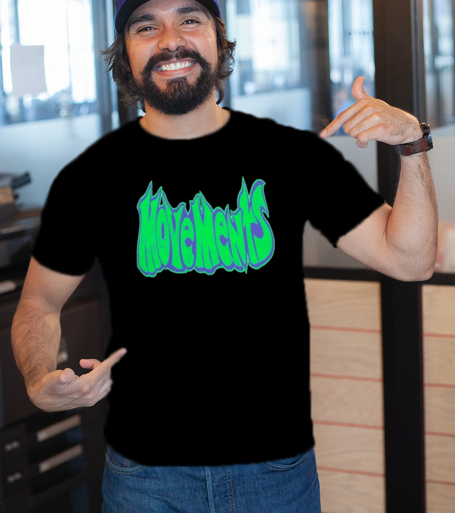 Movements Back In My Ways Neon Vaporwave Style Font T-Shirt