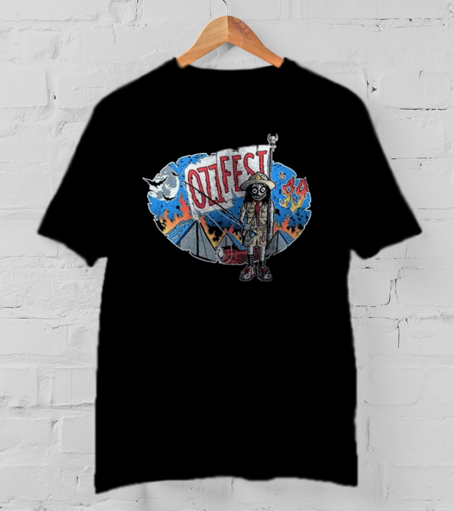 Ozzy Osbourne Ozzfest 1999 Festival Pyramids And Flames T-Shirt