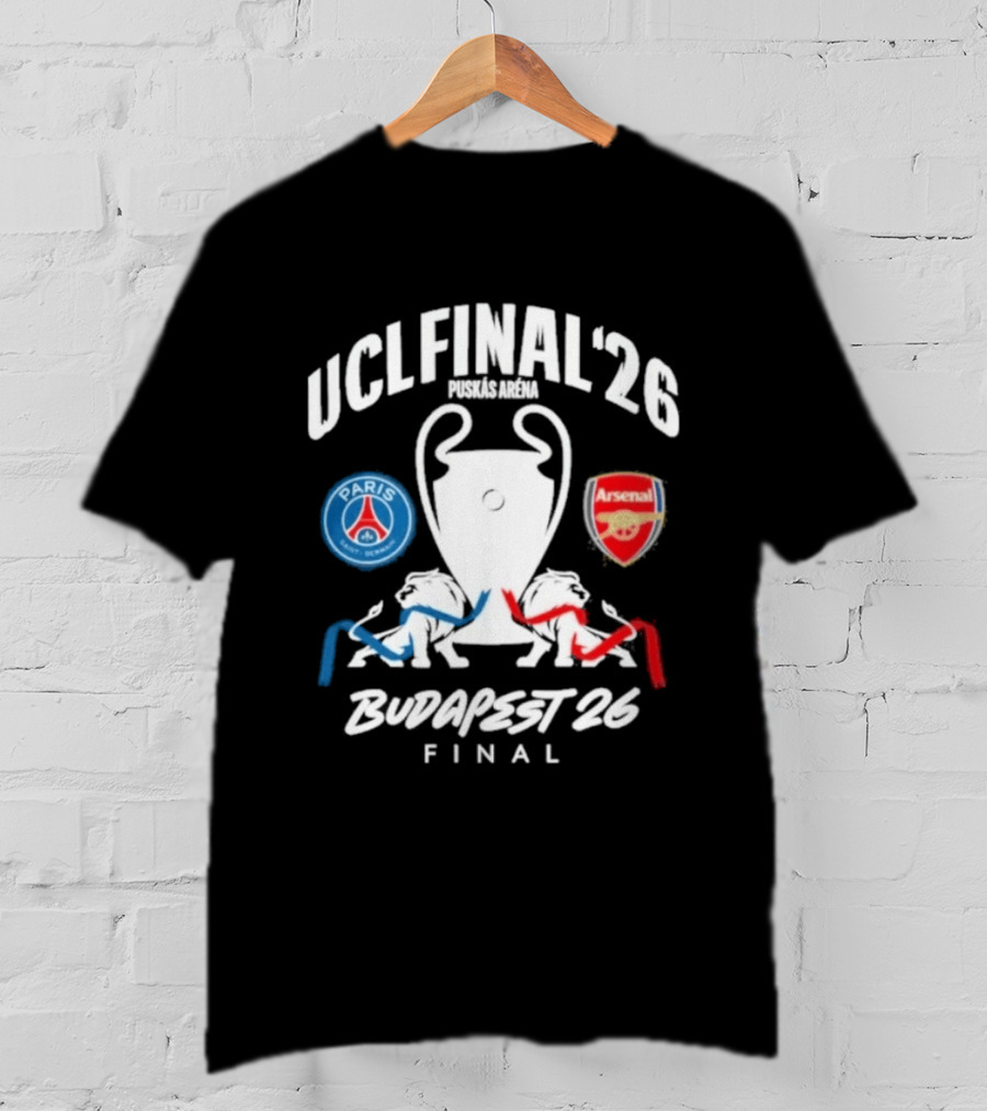 UCL Final 2026 Paris Saint Germain Vs Arsenal Budapest T-Shirt