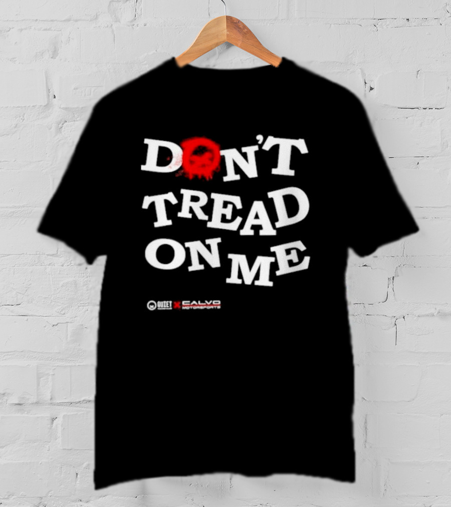Quiet Racing Club Don't Tread On Me Skull T-Shirt