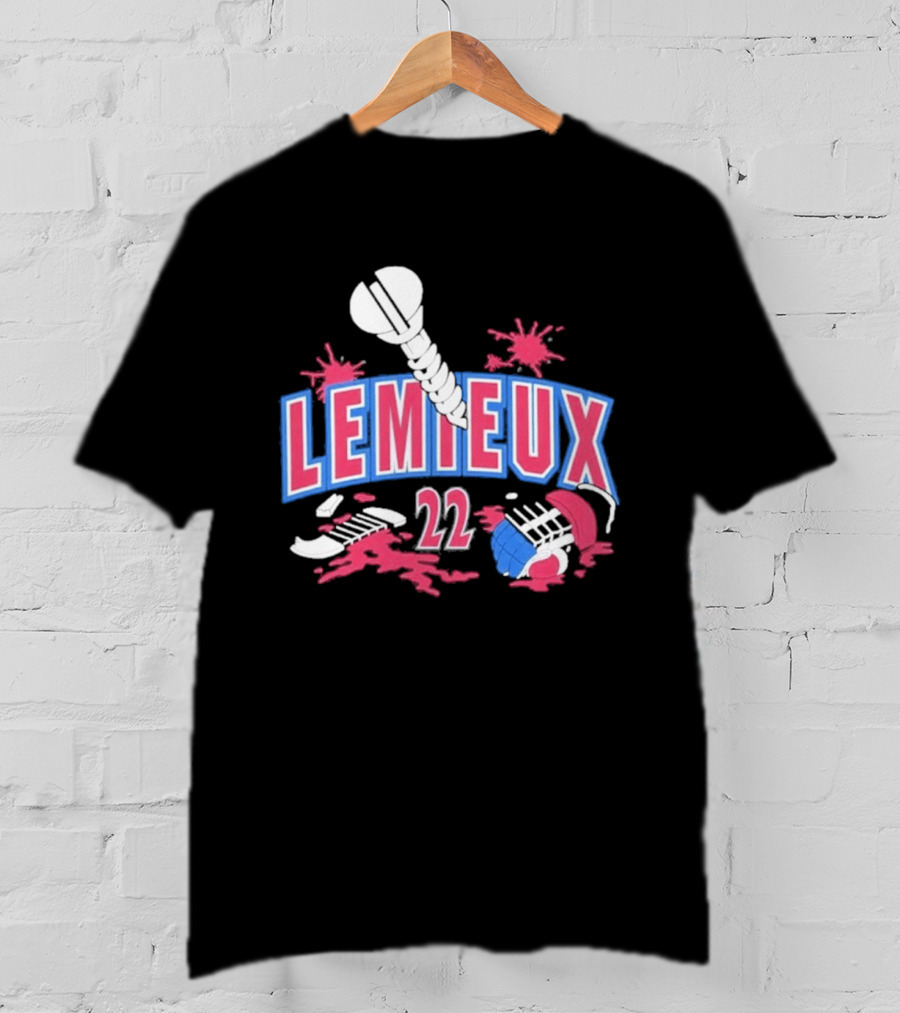 Lemieux 22 Screw Detroit Red Wings Hockey T-Shirt