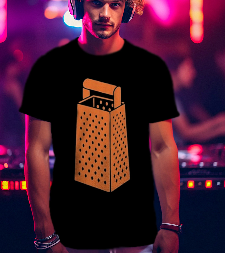 Shredded Cheese Grater Kitchen Tool Humor T-Shirt